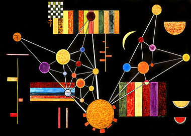 Wassily Kandinsky Abstract Geometric Composition