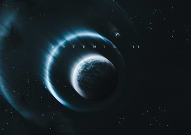 Artemis II Space Mission Poster