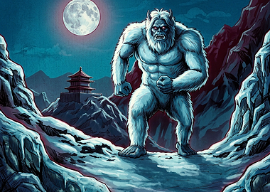 Yeti Guardian of the Snowy Peaks