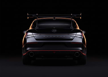 Hyundai Elantra N Rear View