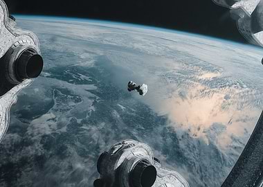 Spacecraft View of Earth from Orbit
