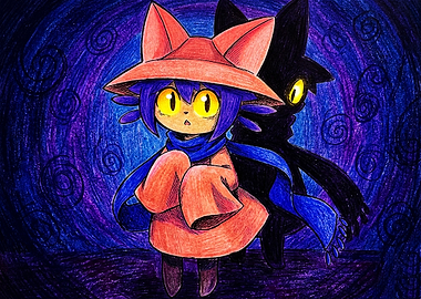 Niko from OneShot with Shadow