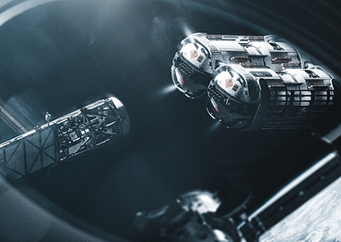 Spacecraft Docking Maneuver in Orbit