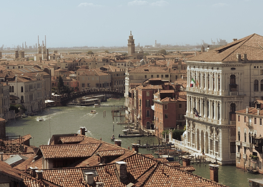 Canal Grande in Venice from above