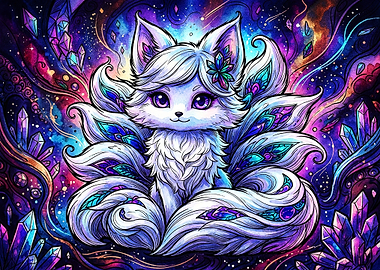 Magical Nine-Tailed Crystal Fox
