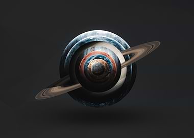 Nested Planets and Saturn Rings