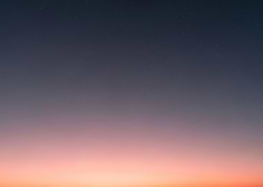 Minimalist Sunset Sky Gradient