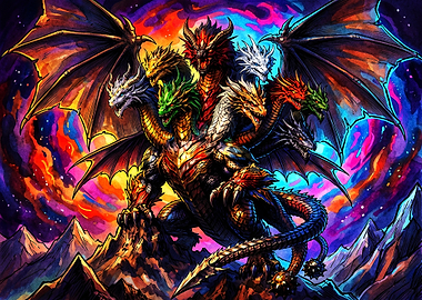Multi-Headed Dragon in Cosmic Landscape