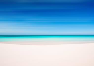 Minimalist Abstract Beach Seascape