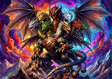 Multi-Headed Dragon in Cosmic Landscape