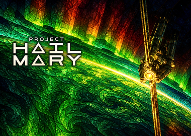 Project Hail Mary Space Exploration Poster