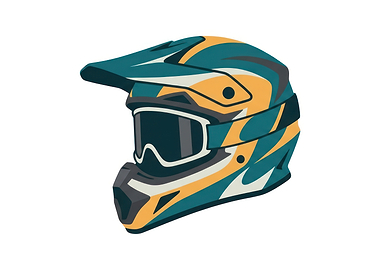 Motocross Helmet with Goggles