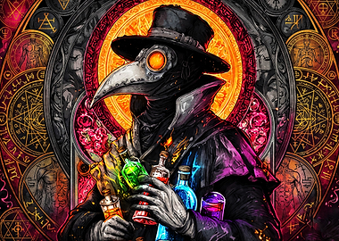 Plague Doctor Alchemist Dark Art