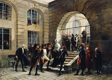 Marie Antoinette Leaving the Conciergerie
