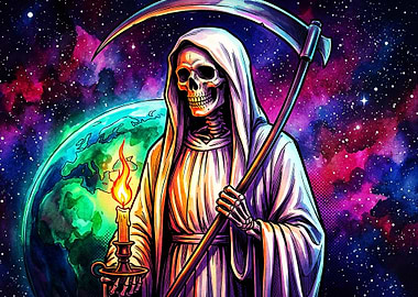 Grim Reaper in Cosmic Space