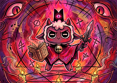 Cult of the Lamb Ritual Illustration
