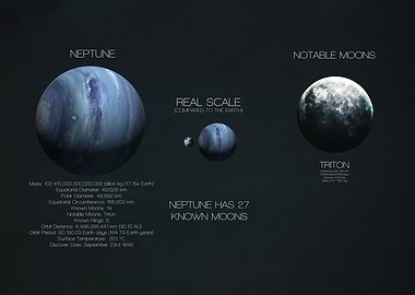 Neptune and Triton Infographic