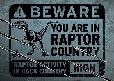 Jurassic World Signs