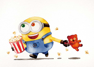 Watercolor Minions-preview-3