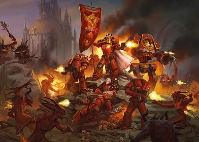Horus Heresy Triptych by Johan Grenier-preview-1