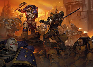 Horus Heresy Triptych by Johan Grenier-preview-2