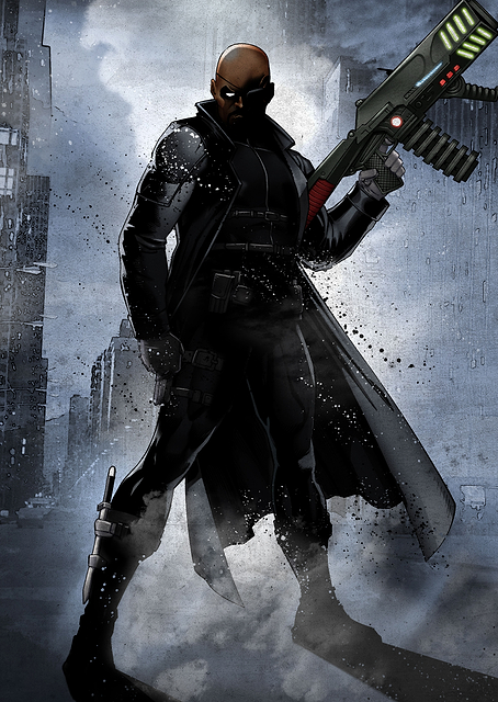 Dark Edition Nick Fury / PLATINA