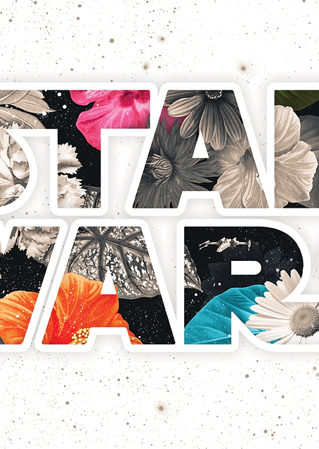 Star Wars Floral / PLATINA
