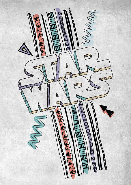 Star Wars Pattern / PLATINA