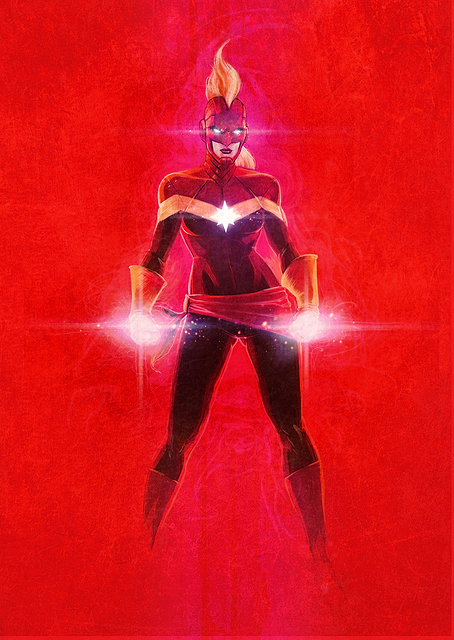 Captain Marvel Red / PLATINA