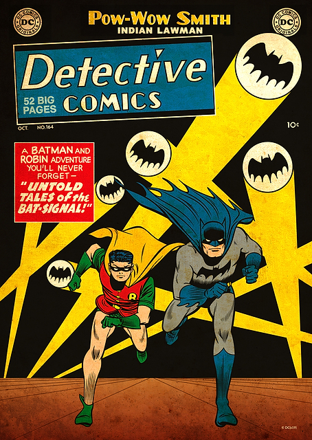 Detective Comics Batman and Robin 164 by Win Mortimer and George Roussos / PLATINA