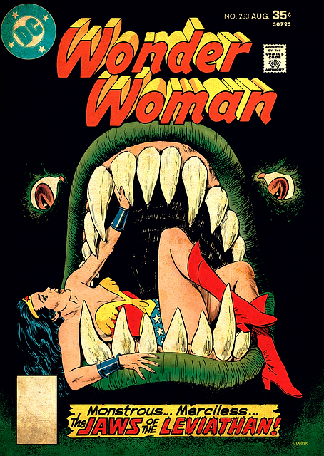 Wonder Woman Jaws of Leviathan by Gray Morrow / PLATINA