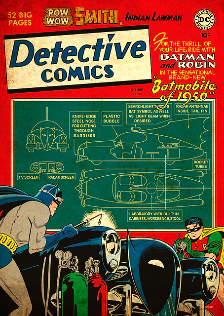 Detective Comics Batman and Robin 156 by Dick Sprang / PLATINA