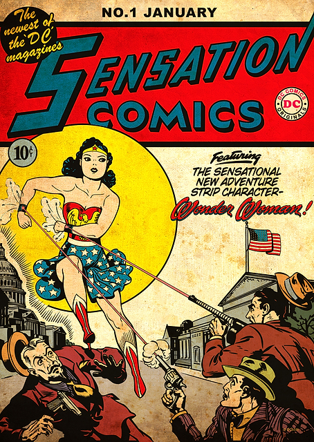 Sensation Comics Wonder Woman by H. G. Peter / PLATINA