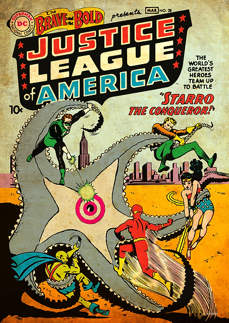 The Brave and the Bold Justice League of America 28 by Mike Sekowsky and Murphy Anderson and Jack Adler / PLATINA