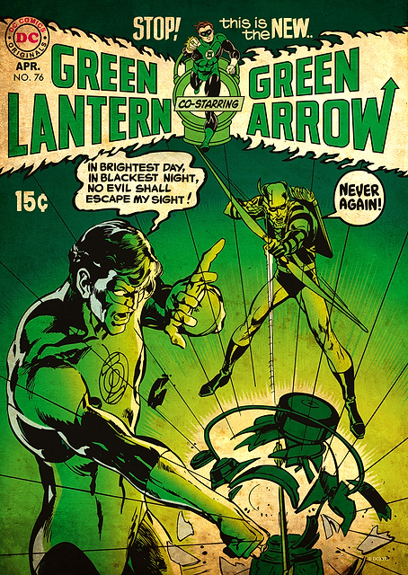 Green Lantern and Green Arrow 76 by Neal Adams and Jack Adler / PLATINA