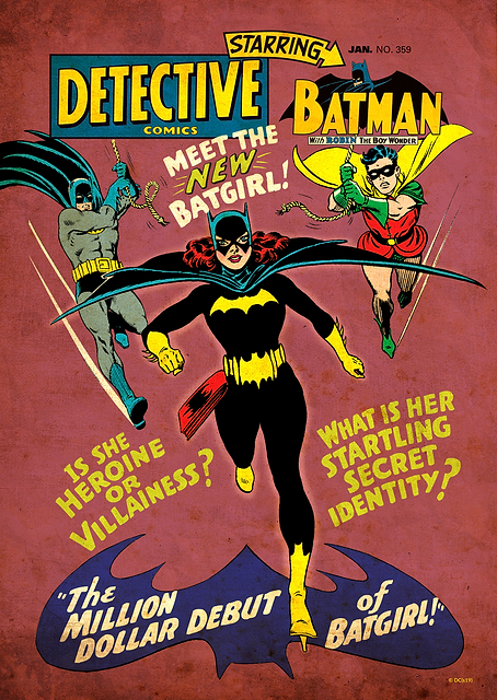Detective Comics Batgirl by Carmine Infantino and Murphy Anderson and Ira Schnapp / PLATINA