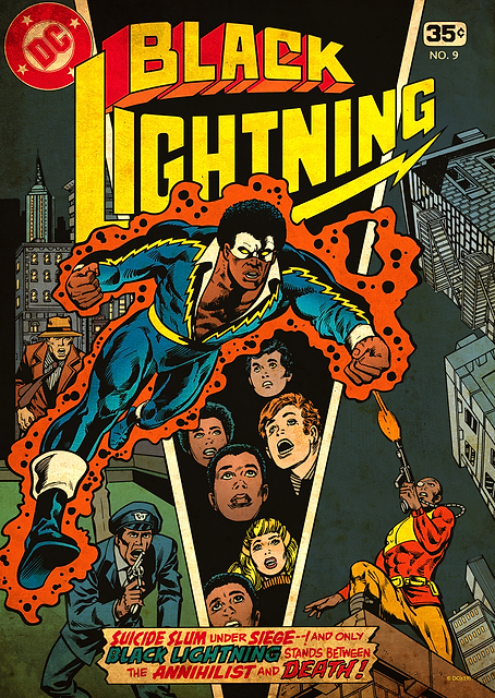 Black Lightning by Rich Buckler and Vince Colletta / PLATINA