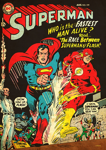 Action Comics Superman by Carmine Infantino and Murphy Anderson / platina