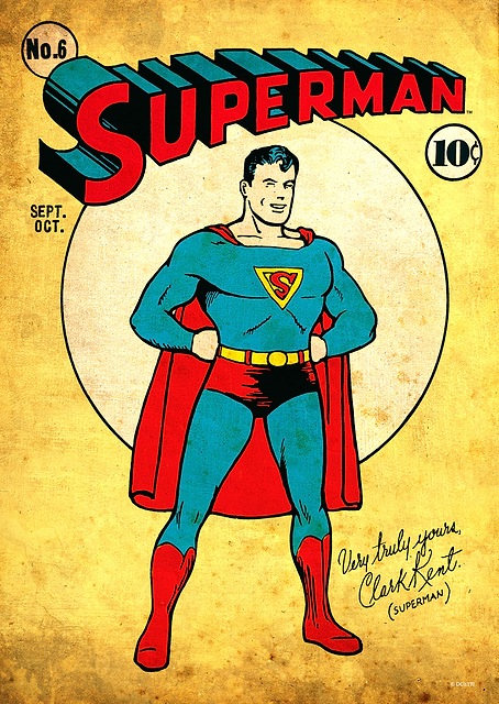 Superman 6 by Joe Shuster and Paul Cassidy / platina