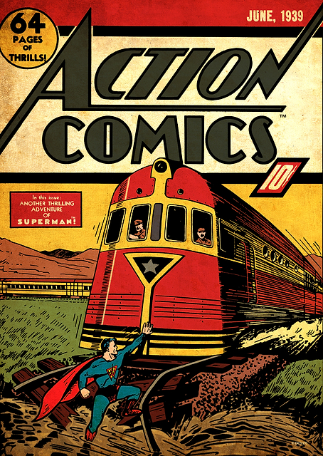 Action Comics Superman 13 by Joe Shuster / platina