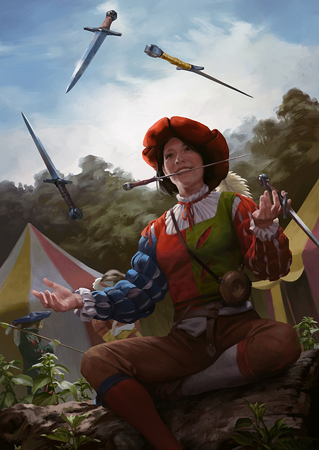 Iron Falcon Knife Juggler / PLATINA