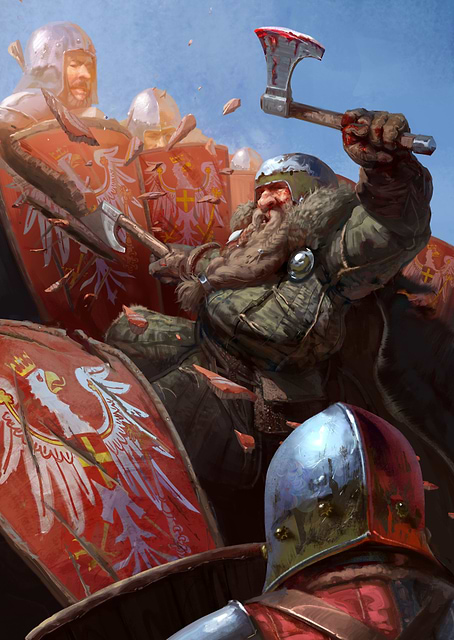 Dwarf Berserker / platina