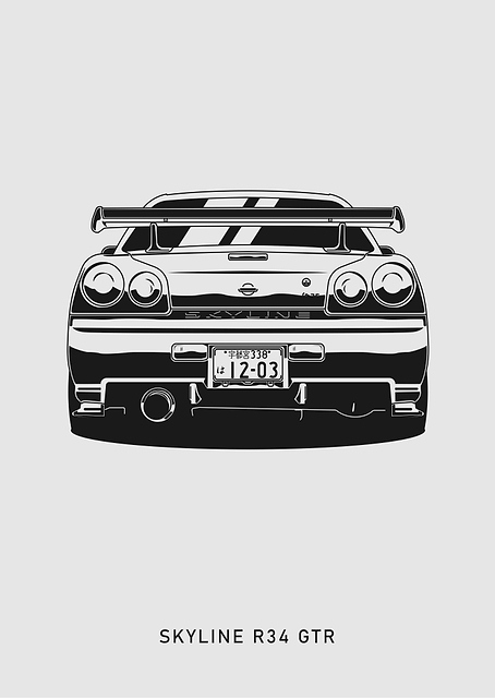 Skyline R34 GTR / PLATINA