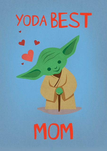 Yoda Best Mom / PLATINA