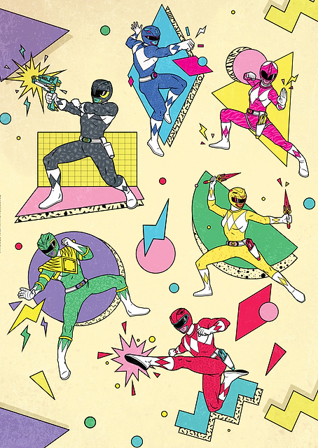 Morphin Team Retro / PLATINA