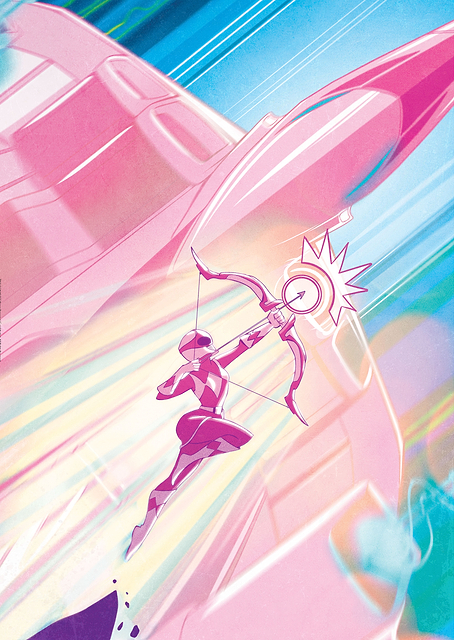 Pink Power Ranger Jet Plane / PLATINA