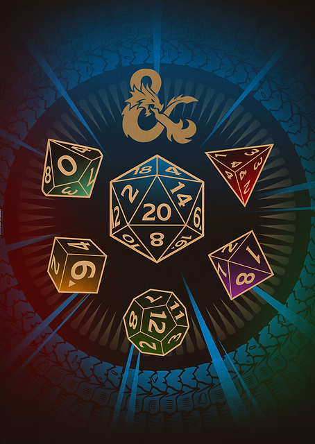 Dice Set Blue / PLATINA
