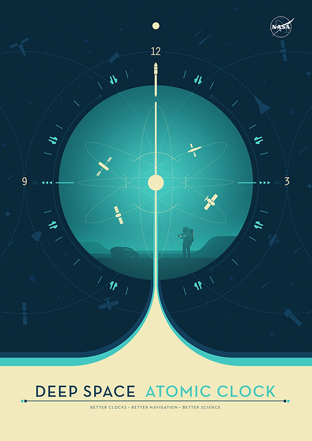 Atomic Clock Blue / PLATINA