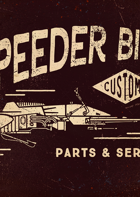 Speeder bike customs / PLATINA
