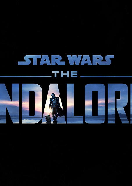The Mandalorian Season 2 Logo Blue / PLATINA